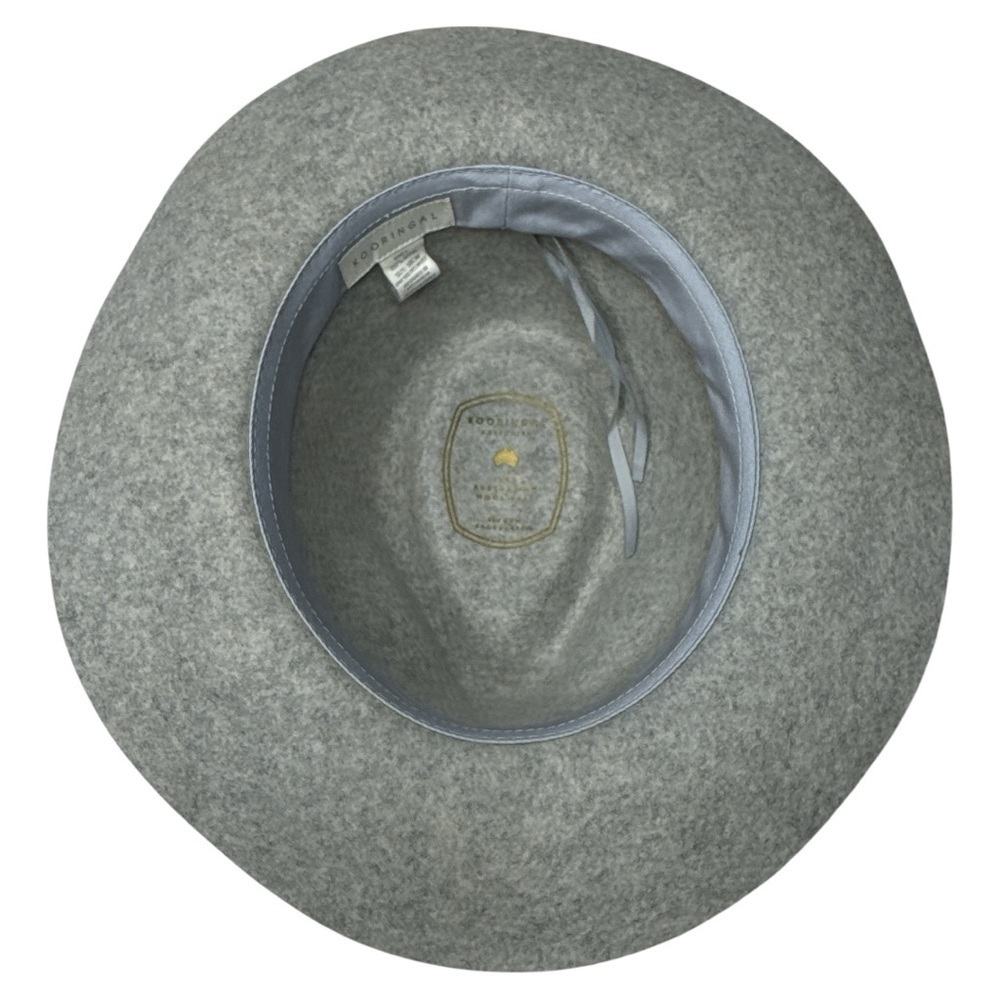 Kooringal Wool Felt Gray Kallie Safari Fedora Hat OS - Picture 8 of 13